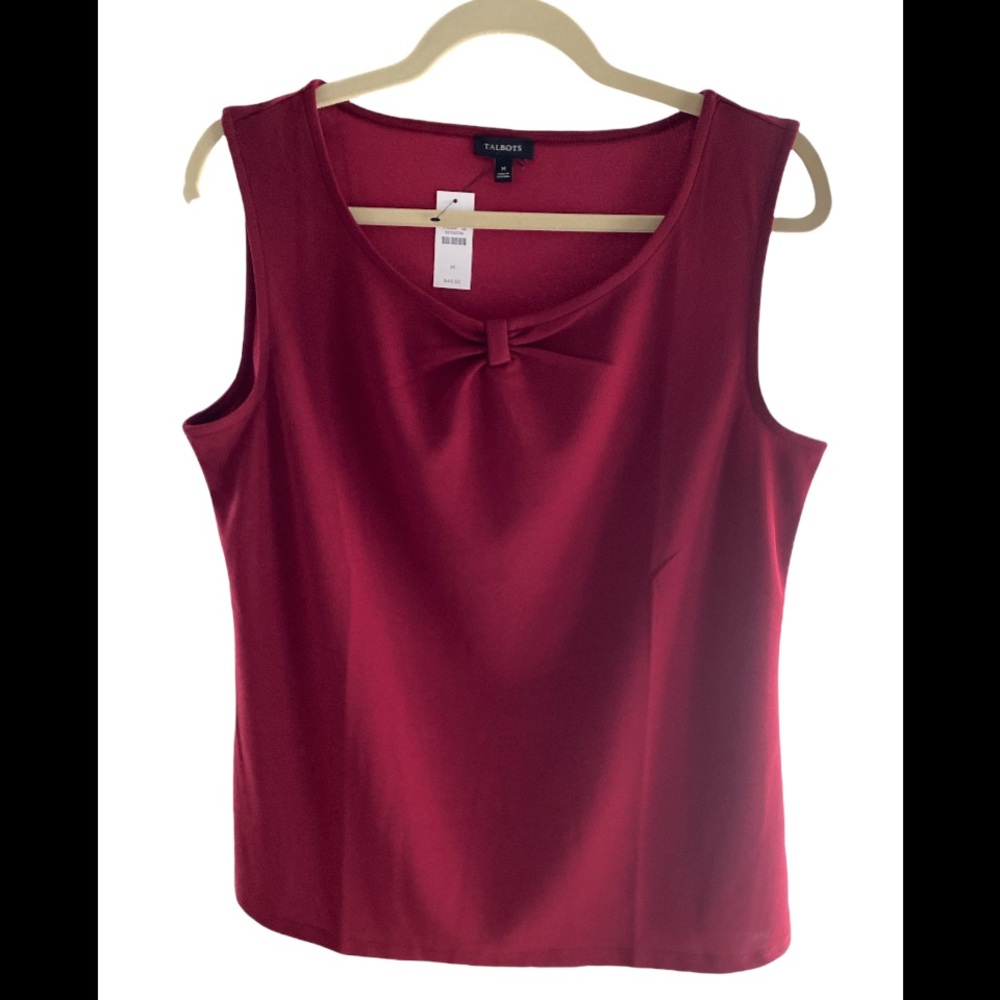 Talbots sleeveless blouse, NWT, size M
